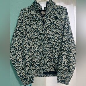 The North Face quartet zip rain jacket